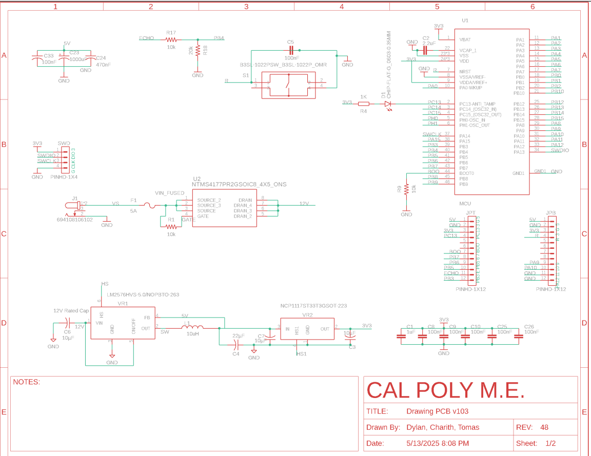 Voltage & MCU schematic